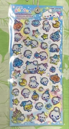 【正規品】　ぷくぷくあわわちゃん　キャンディーグリッターステッカー　新品未開封