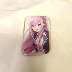 スクエア缶バッチ プロセカ 巡音ルカ