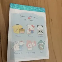 サンリオキャラクターズ もちもちぱんだ ミニミニメモ キャラカフェ　2023