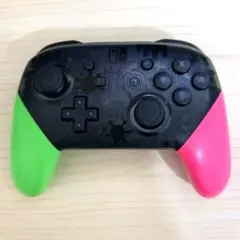 【ジャンク品】Nintendo Switch プロコン スプラトゥーン2 カラー