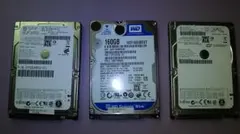 2.5インチHDD sata 3本まとめて