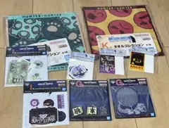 ハンターハンター　一番くじ　下位賞まとめ売り　タオル　ステッカー他　9点