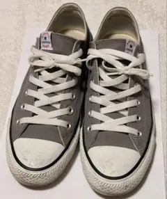 CONVERSE グレー ローカットスニーカー