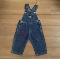 ゆなち様専用⭐︎ミキハウス　Double.b ダブルビー サロペットデニム　オーバ