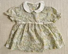 Cottoli 花柄襟付きシャツ 80cm