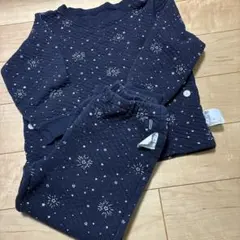UNIQLO 星柄パジャマ 110cm ネイビー