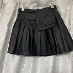 レザースカート フェイクレザースカート ミニスカート