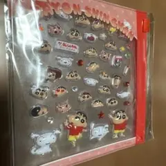 クレヨンしんちゃん　デコぱーつ　赤　シール
