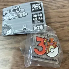ポケモン30周年 メタルチャームマスコット ヒトカゲ