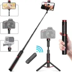 自撮り棒 セルカ棒 三脚 折り畳み式 スマホスタンド 7段階伸縮