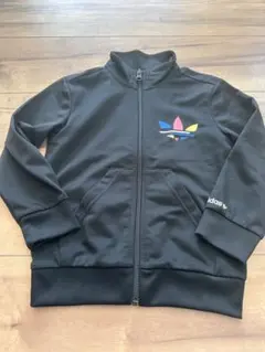 adidas ブラック ジャージセット 110