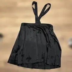 コムデギャルソン ブラック 吊りプリーツ スカート COMME des GARCONS - COMME des GARCONSコムコム プリーツ 吊り