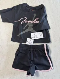 【新品未使用】NIKE ジョーダン セットアップ 3T 女の子 黒