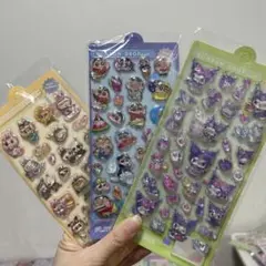 ３枚　ボンボンドロップウォーターシール