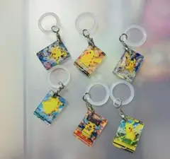 ピカチュウ アクリルキーホルダー めじるし6個セット