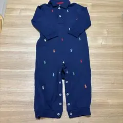 Ralph Lauren ネイビーロンパース 12M