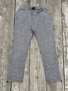 GRAMICCI ボンディングニットフリース ニューナローパンツ(グレー)