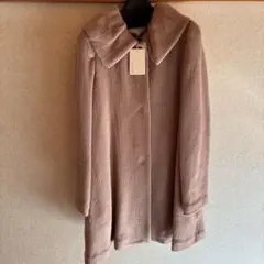 UNTITLED ベージュのウールコート