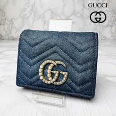 2026年最新】gucciマーモント 二つ折り財布の人気アイテム - メルカリ