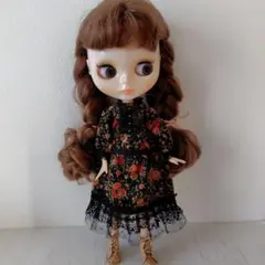 22cmドール服＊641 ワンピース ハンドメイド リカちゃん服