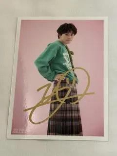 【直筆サイン】超特急 タクヤ 30th Anniversary 生写真 FC限定