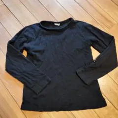 GUブラック 長袖カットソー 140 キッズ