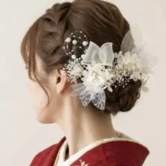 ドライフラワー髪飾り❤︎ 成人式 結婚式 振袖 ドレス 前撮り