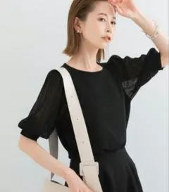 URBAN RESEARCH ROSSO ドッキングシアースリーブプルオーバー