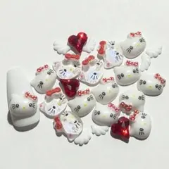 即購入可　ハローキティ ネイル　ネイルパーツセット