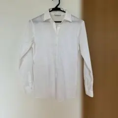 LES MUES Femme 長袖シャツ ホワイト チェック柄　9号
