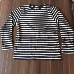GU キッズ ボーダー 長袖カットソー 140cm