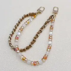 チェーンストラップ (ベージュ)