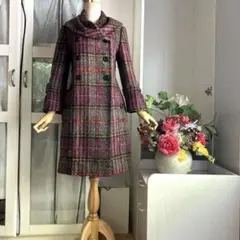 美品　M ax Mara Studioツィード素材　ロングコート