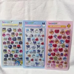 Tamagotchi 3D ステッカー たまごっち シール 3点セット