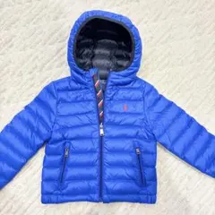 ✨美品✨ポロラルフローレン　キッズダウンコート110cm 青