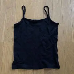 レディース ブラックキャミソール M