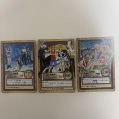 ONE PIECE ハイパーバトル ルフィ海賊団カード3枚セット