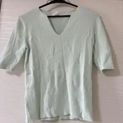 ROPÉ PICNIC ミントグリーン Vネック 半袖 38