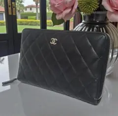 SALE❢CHANEL シャネル マトラッセ オーガナイザー ラウンドファスナーのサムネイル