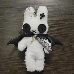ハンドメイド】ぬいぐるみ サブカル 白黒 Y2K 地雷系 量産系