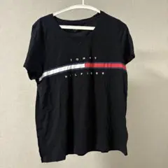 TOMMY HILFIGER ブラック Tシャツ L/G