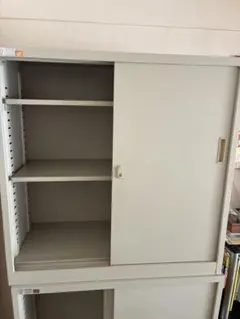 【引き取り限定】キャビネット② ベージュ 中型【大阪市都島区】