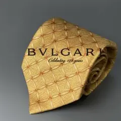 【極美品】ブルガリ BVLGARI ゴールド 希少デザイン　セブンフォールドタイ