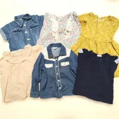 100サイズ　春夏服　まとめ売り　ワンピース　トップスのサムネイル