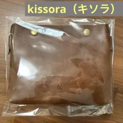 kissora レザー サコッシュ ブラウン　ポーチ　スマホショルダーのサムネイル
