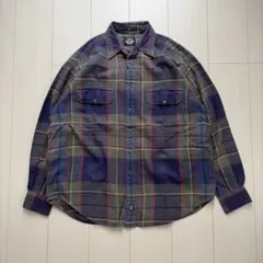 90年代 DOCKERS ドッカーズ ライトネルシャツ 古着ヴィンテージのサムネイル