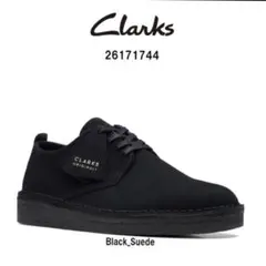クラークスコールロンドン ブラックスエード Clarks 26㎝のサムネイル