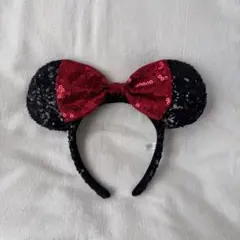 【Disney】ミニーマウス スパンコール カチューシャ