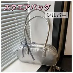 大特価 シンプル 横長 ハンドバッグ バレエコア おしゃれ リボン付 韓国