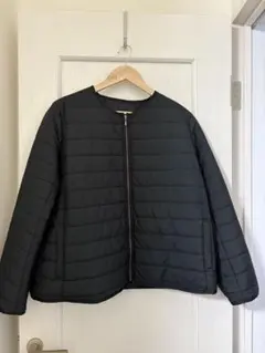 58大きいサイズレディースアウタージャケットブラック